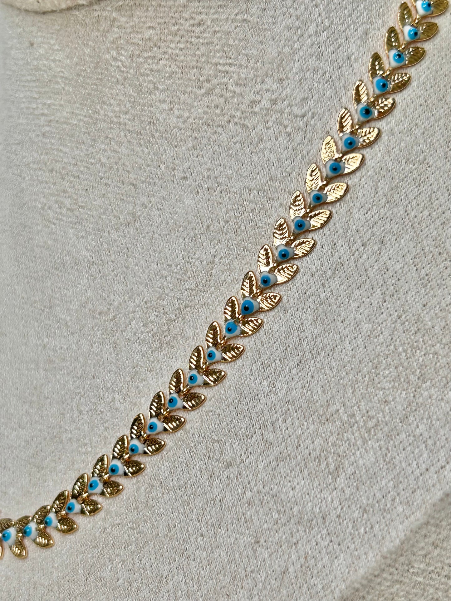 Blue Eye protector Choker