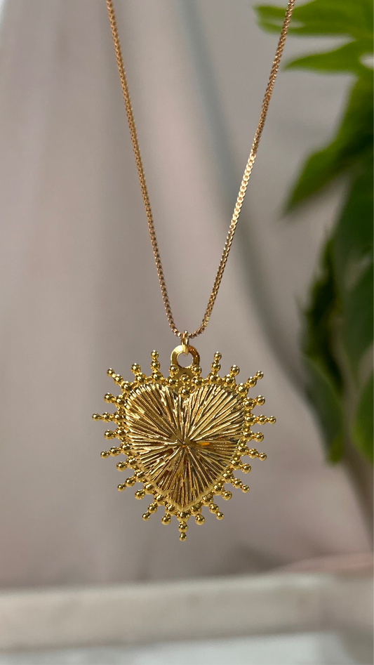 Golden Heart Necklace